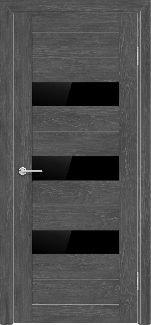 Т36, Дуб графит, Лакобель черный