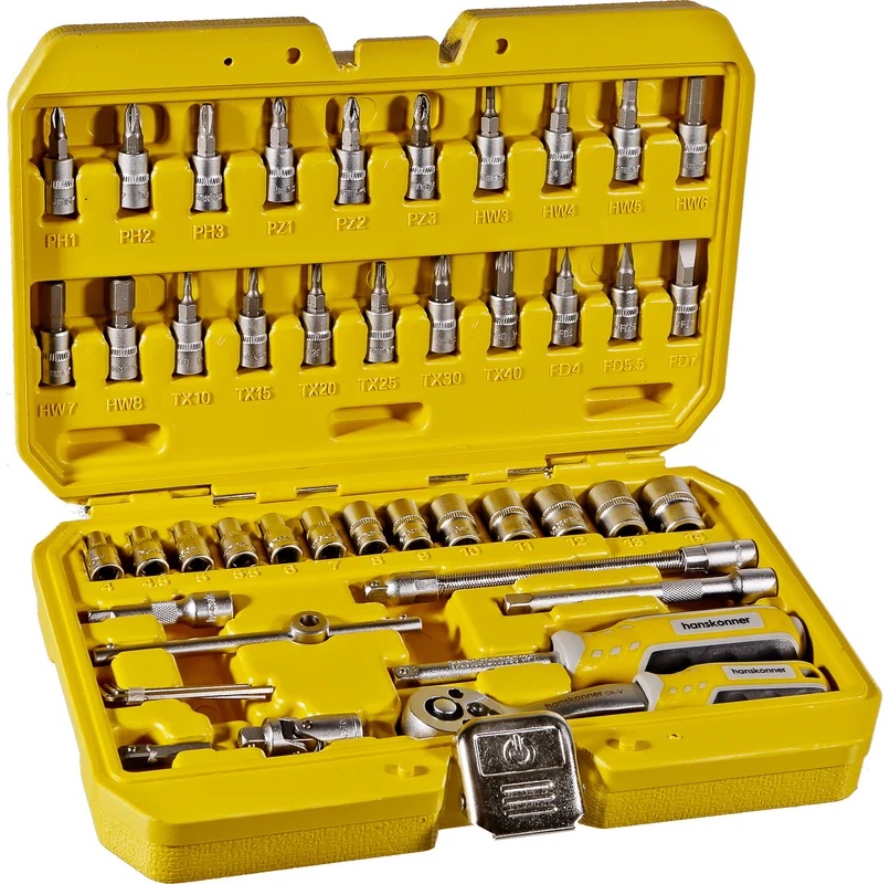 Набор автоинструмента Hanskonner (46 предметов) HK 1045-20-S46