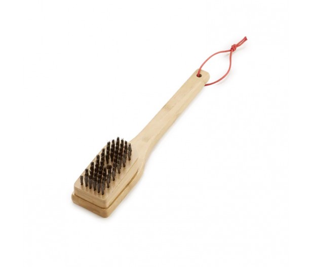 Щетка Weber для чистки решеток гриля с бамбуковой ручкой, 30 см