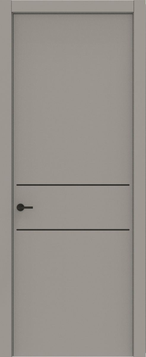 Лайн 3 вставка черная, Софт серый Эксклюзив