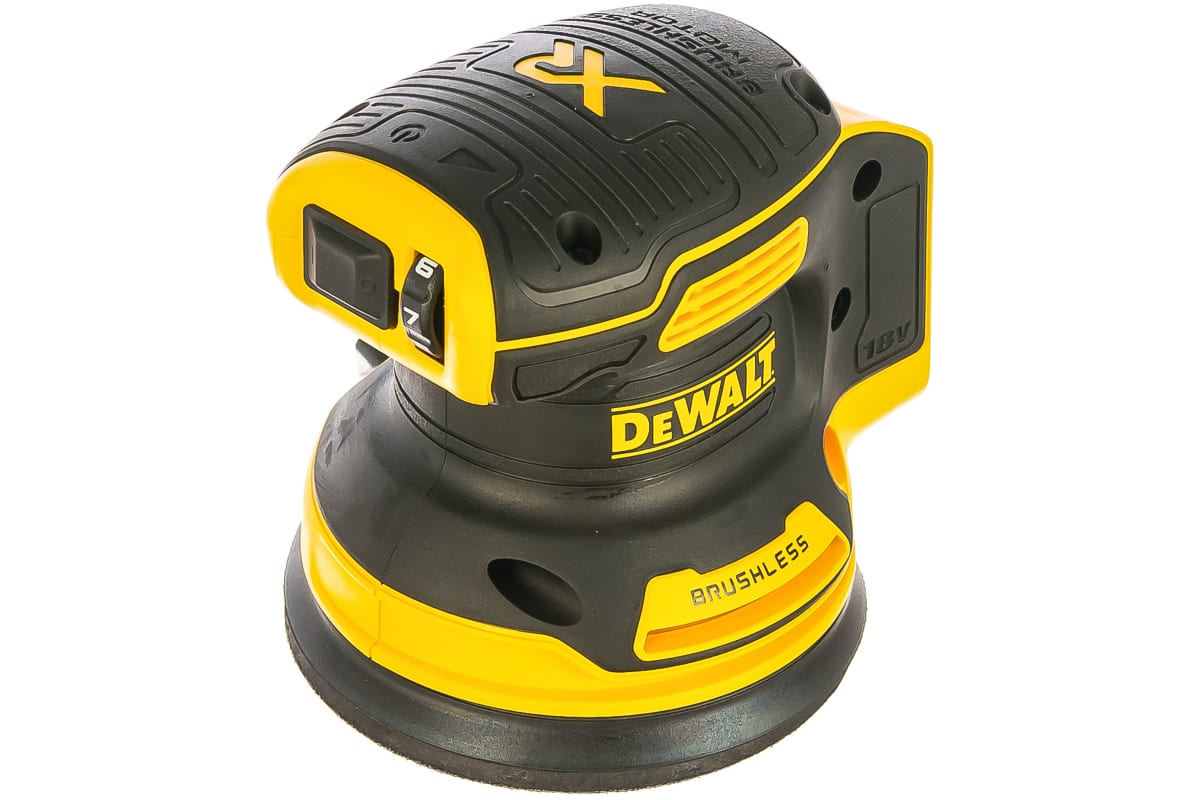 Шлифмашина эксцентриковая аккумуляторная Dewalt 18.0 В XR DCW210N-XJ