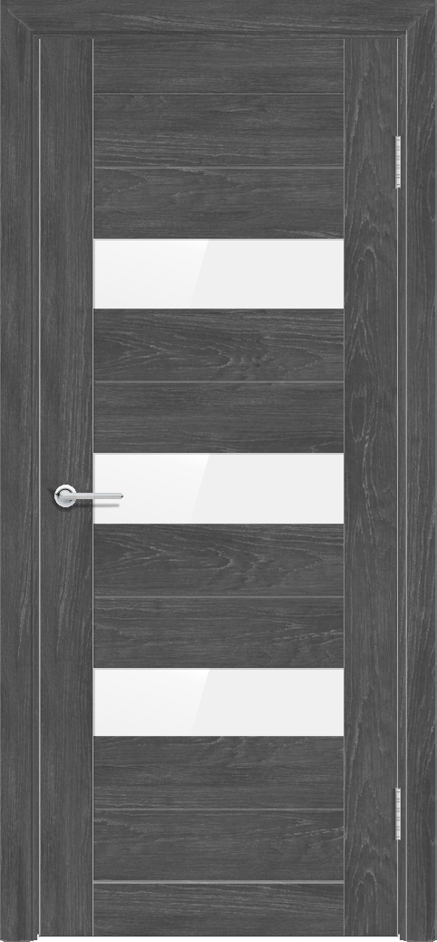 Т36, Дуб графит, Лакобель белый