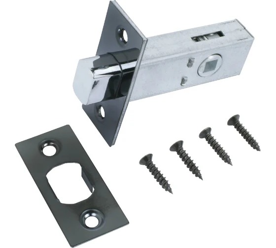 Задвижка АЛЛЮР АРТ LB45-6 BN черный никель 6мм без ручек 12284