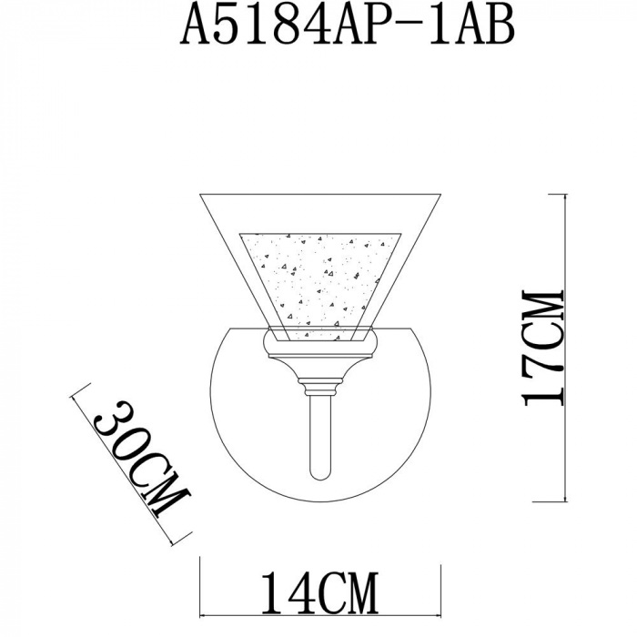 Бра Toscana A5184AP-1AB