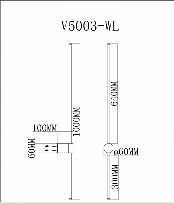 Бра Ricco V5003-WL