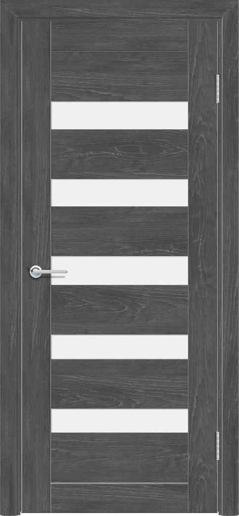 Т40, Дуб графит, Белое матовое