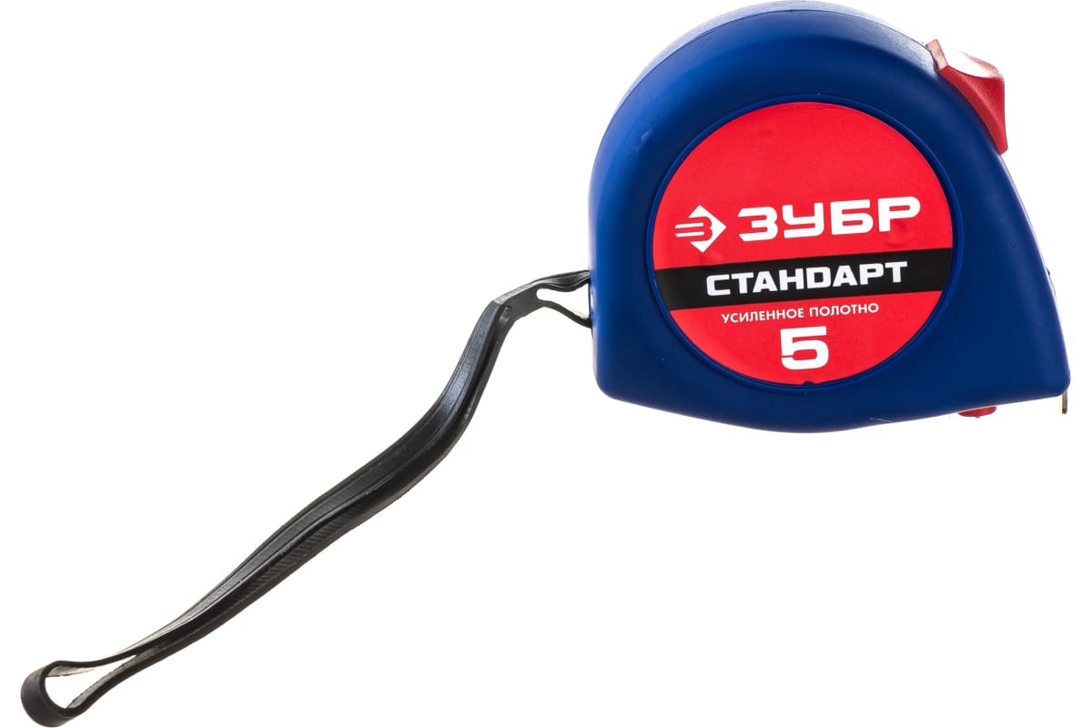Рулетка строительная с фиксатором Зубр Комфорт (5мх19мм) 34016-5