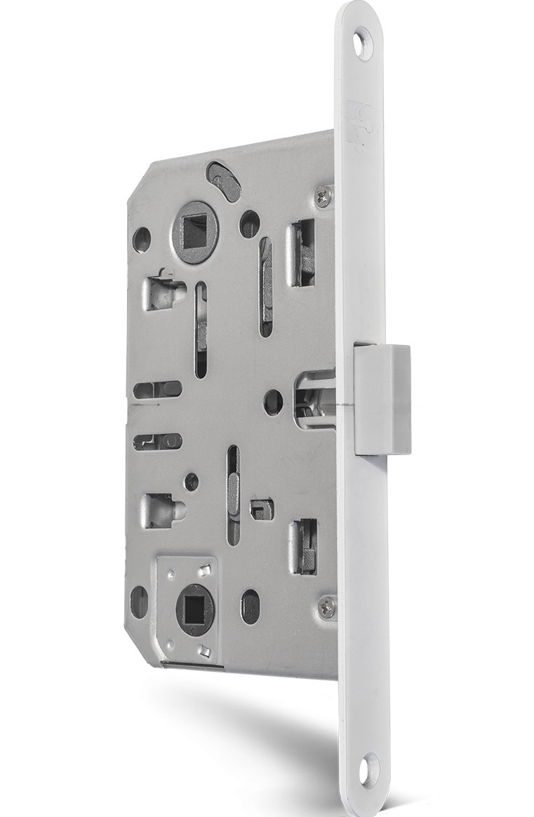 Замок межкомнатный под фиксатор пластик 821 T Iron WR белый