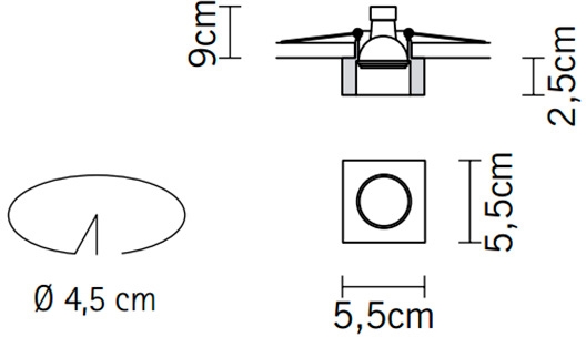 Точечный светильник Venere D55F0811