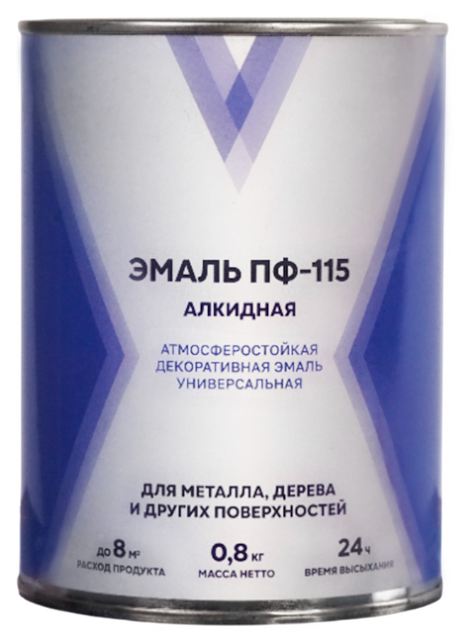 Эмаль ПФ-115 "V" желтая 0,8кг (1/14) 276684