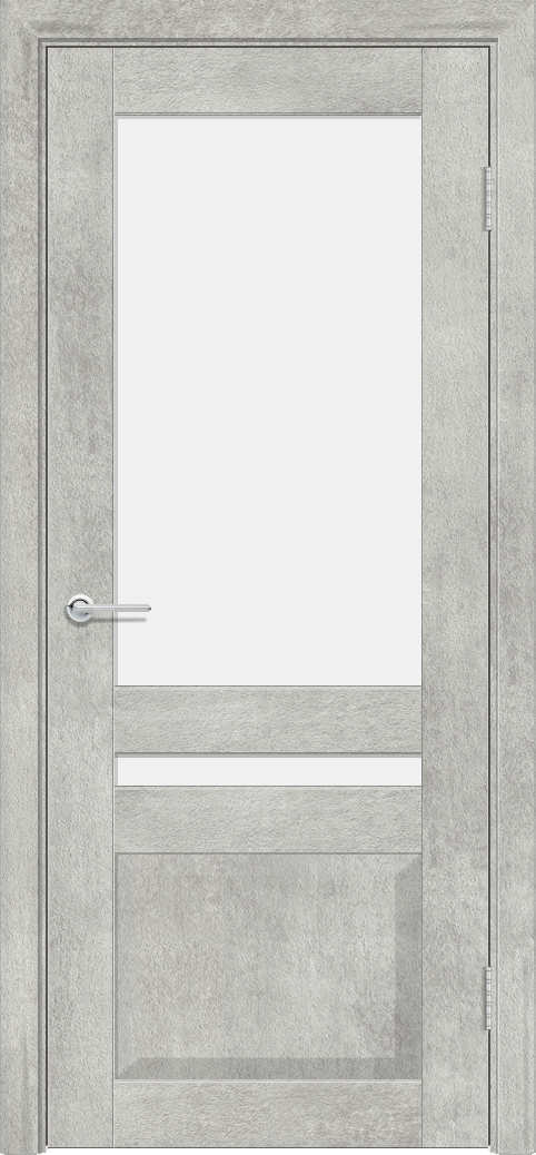 Т15, Серый бетон, Белое матовое