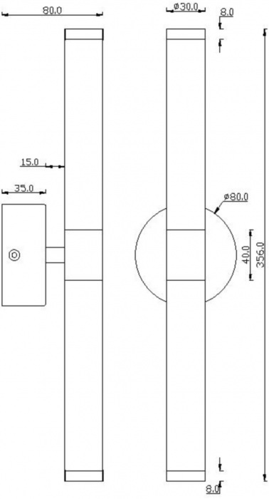 Бра Axis MOD106WL-L10G3K