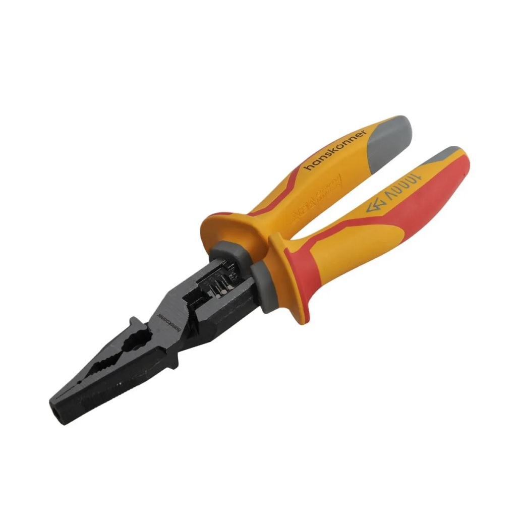 Пассатижи диэлектрические Hanskonner эксц. шарнир 180мм HK1020-03-1-180