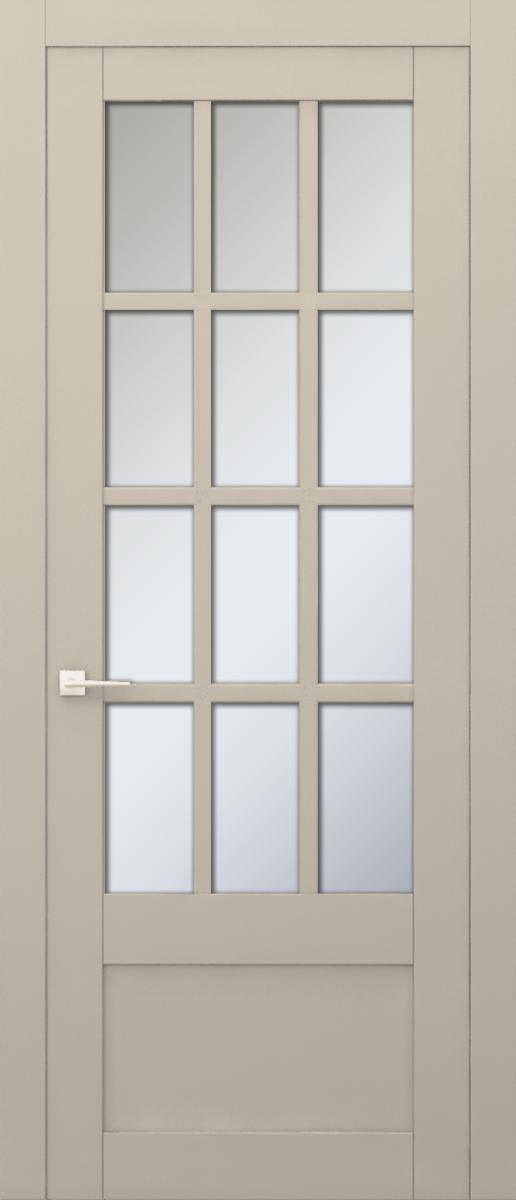 V 42, Vista, Экошпон, Софт сантьяго, Белое матовое