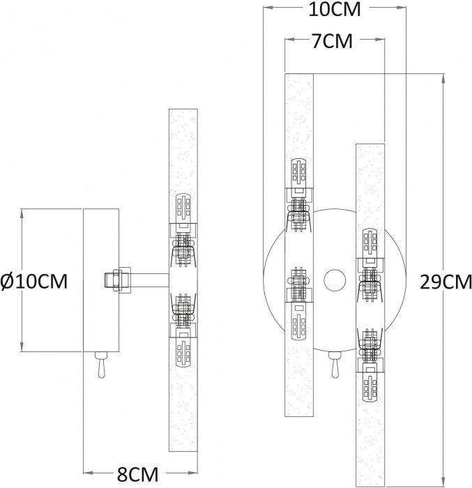 Бра Ramona A7410AP-4PB