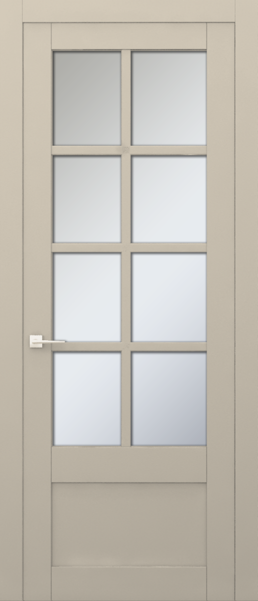 V 40, Vista, Экошпон, Софт сантьяго, Белое матовое