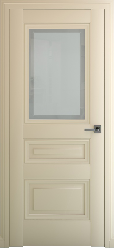 Ампир В3, Classic Baguette, Экошпон, Матовый кремовый, Сатинат