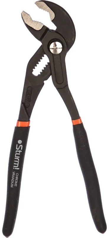 Клещи переставные с кнопочной фиксацией Sturm (250мм) 1020-06-D250