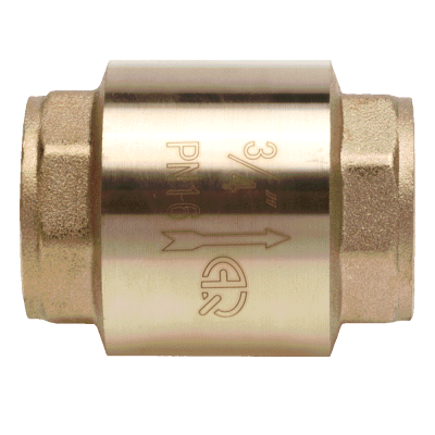 Обратный клапан с латунным золотником (вн/вн) AQUALINK