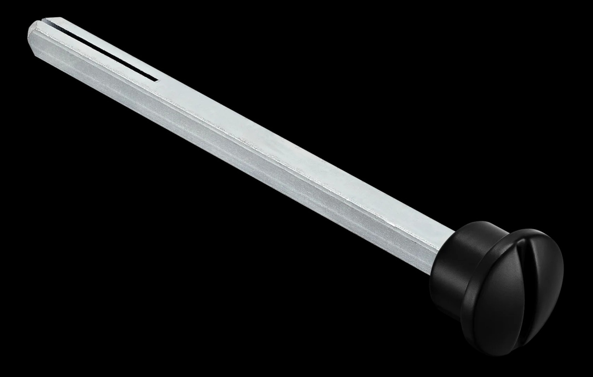 Четырехгранник 110мм с кнопкой MORELLI LUX-Spindle-WC 110 Nero черный 9012485