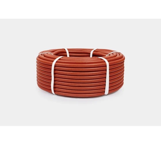 Труба гофрированная защитная КОНТУР (20, 28/23) красная