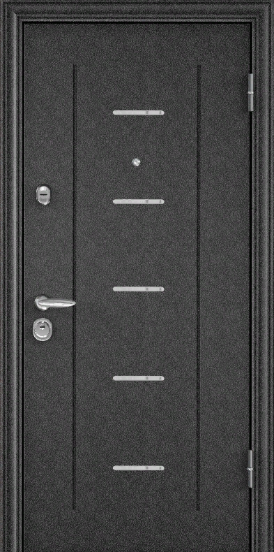 Входная дверь Super Omega-10 Черный шелк RP4.