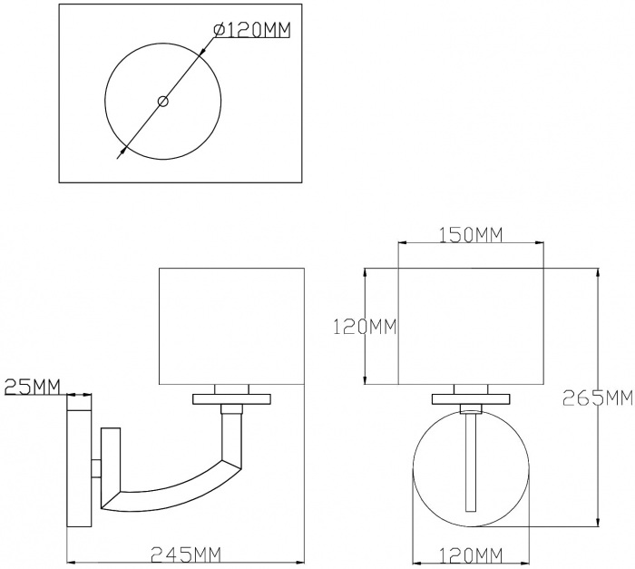 Бра Saudy V2591-1W