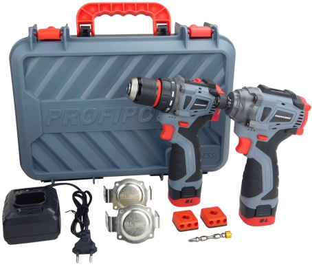 Набор инструмента аккумуляторный Profipower: дрель BL-161 + винтоверт BL-162