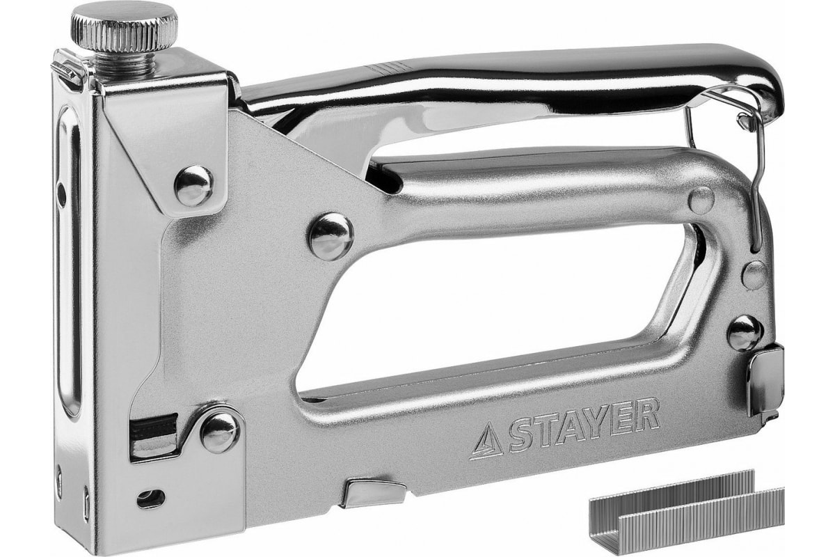 Cтеплер механический, стальной STAYER Pro-53 3150_z01