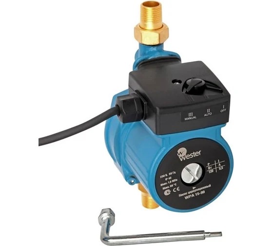 Насос циркуляционный Wester WPA 15-90 с гайками