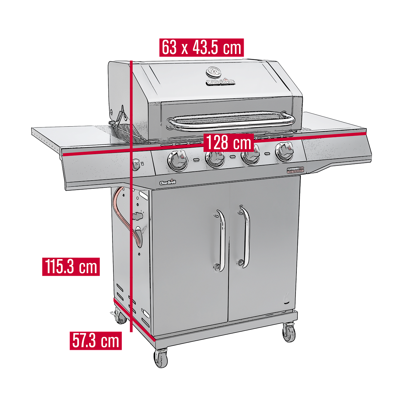 Гриль газовый Char-Broil Performance CORE 4B