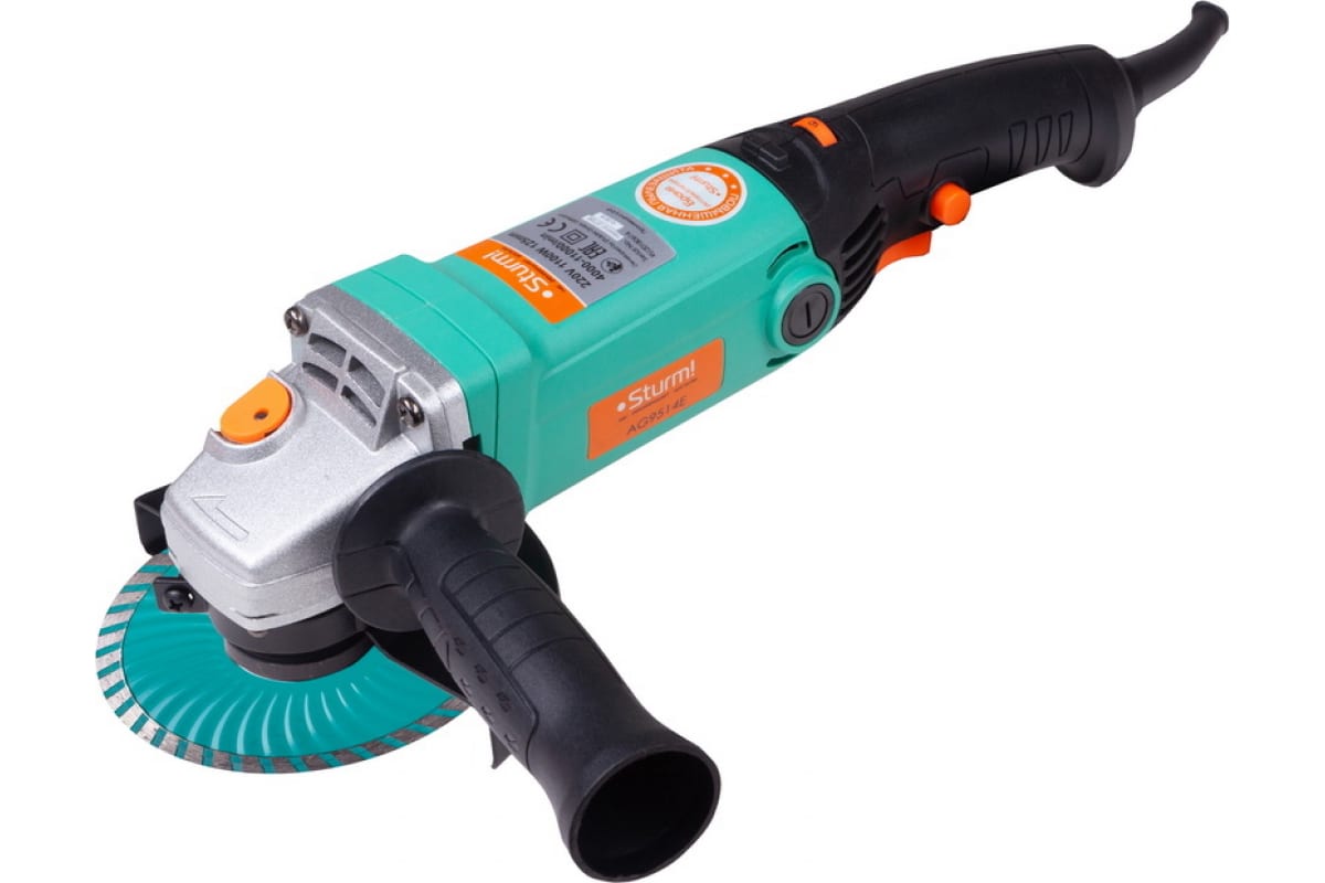 Шлифмашина угловая сетевая Sturm AG9514E