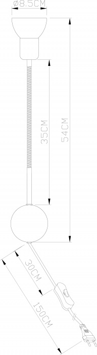 Бра Falena A3116AP-1AB