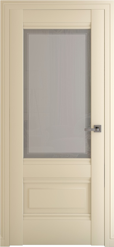 Турин В4, Classic Baguette, Экошпон, Матовый кремовый, Сатинат