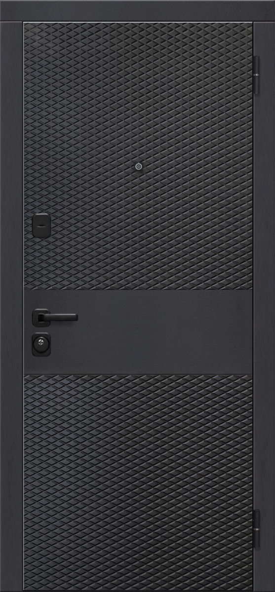 Входная дверь Решт ривьера Черный кварц.