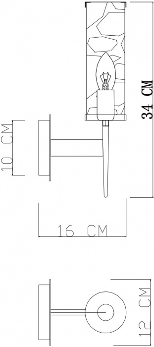 Бра Sham 4505/17 AP-1