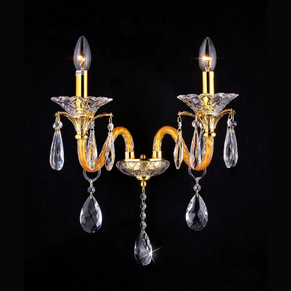 Бра Tivoli 10653/2W GOLD, CLEAR
