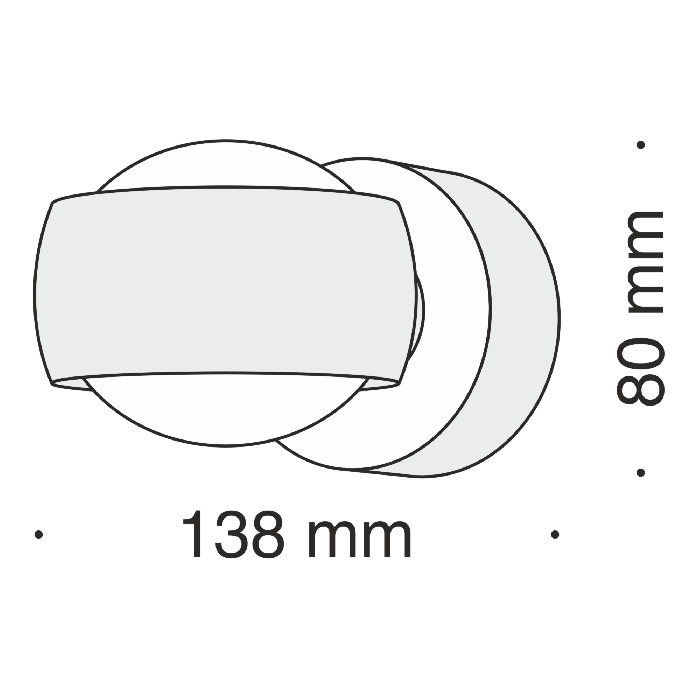 Бра Lens MOD072WL-L8B3K