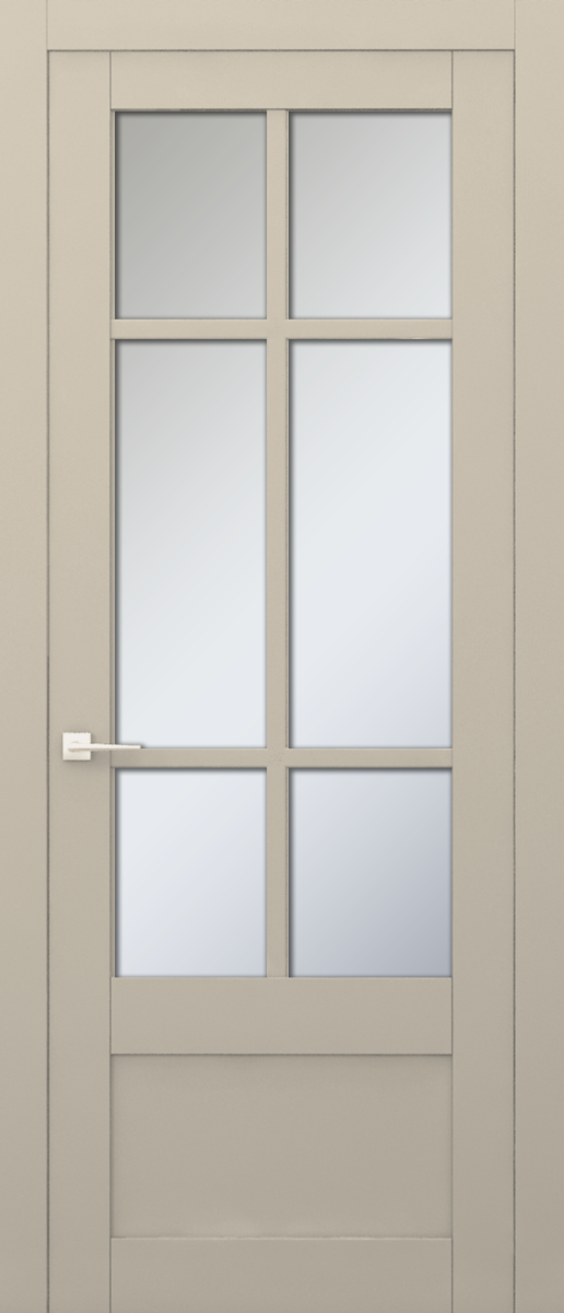 V 44, Vista, Экошпон, Софт сантьяго, Белое матовое