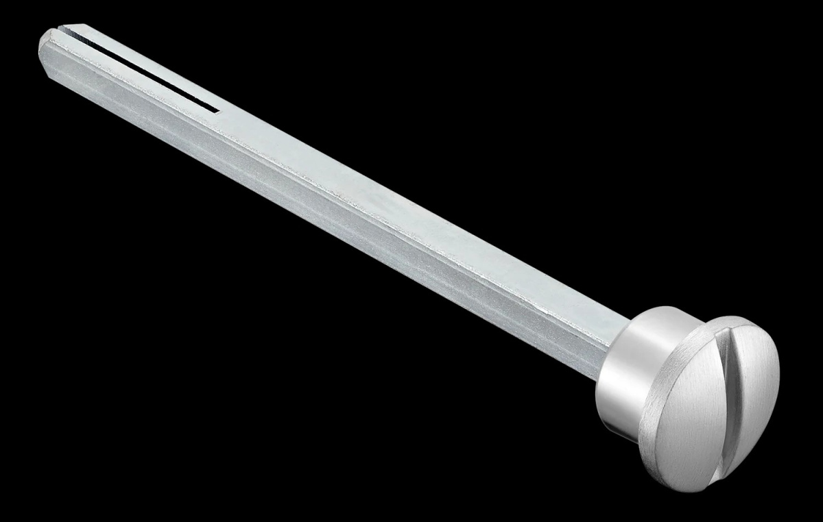 Четырехгранник 110мм с кнопкой MORELLI LUX-Spindle-WC 110 CSA матовый хром 9012217