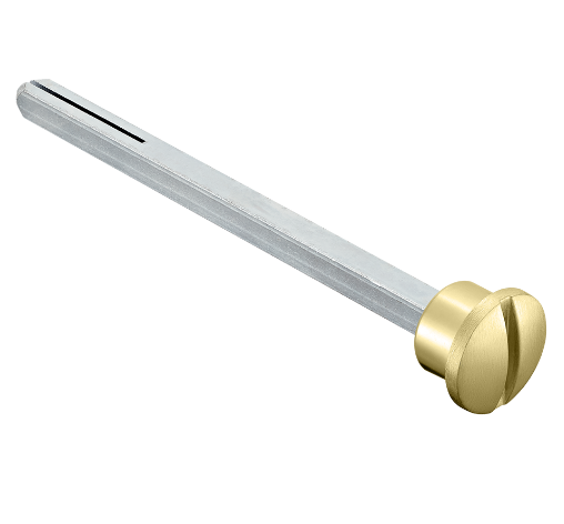 Четырехгранник 110мм с кнопкой MORELLI LUX-Spindle-WC 110 OSA матовое золото 9012978