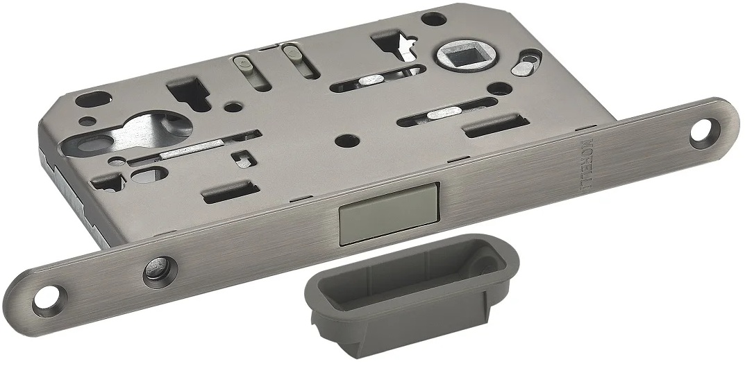 Защелка сантехническая магнитная под цилиндр Morelli M1885 GR графит 9019550