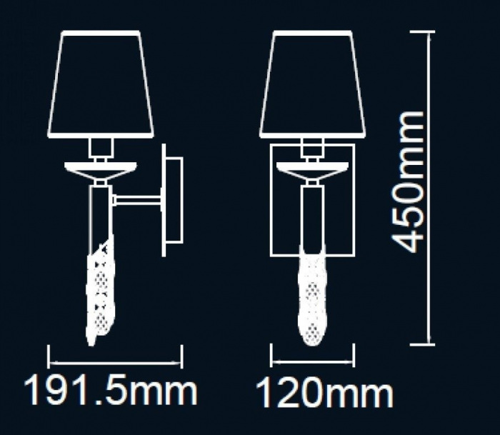 Бра TIFFANY 3884