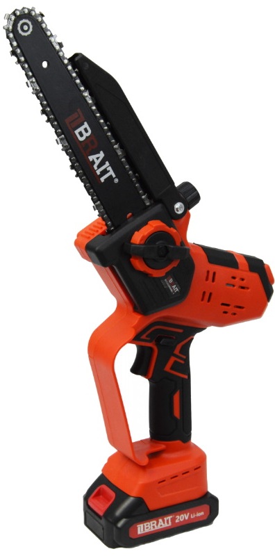 Пила цепная аккумуляторная Brait BCCS20NMBL-1 (20В,2х2Ah, ЗУ) 21.01.292.019