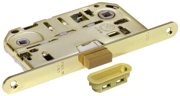 Защелка сантехническая магнитная Morelli Innovation IM WC PG цвет- золото с ответ.планкой W7 9009669