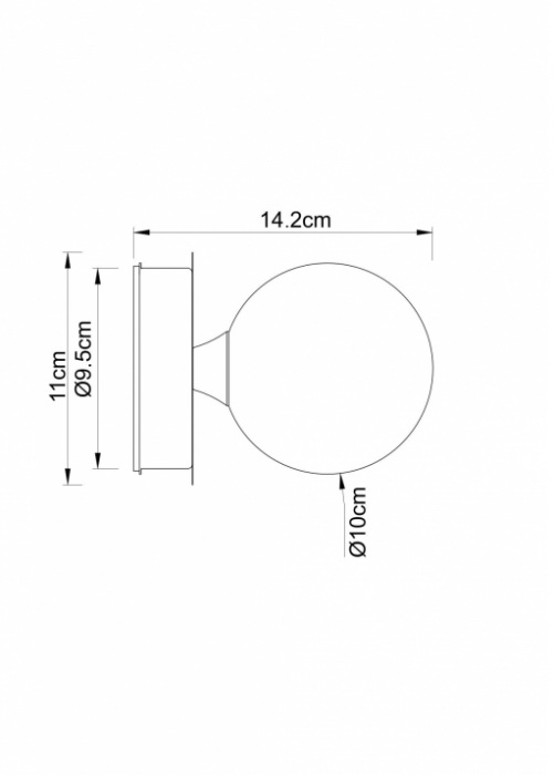 Бра Aqua-bolla A5663AP-1AB