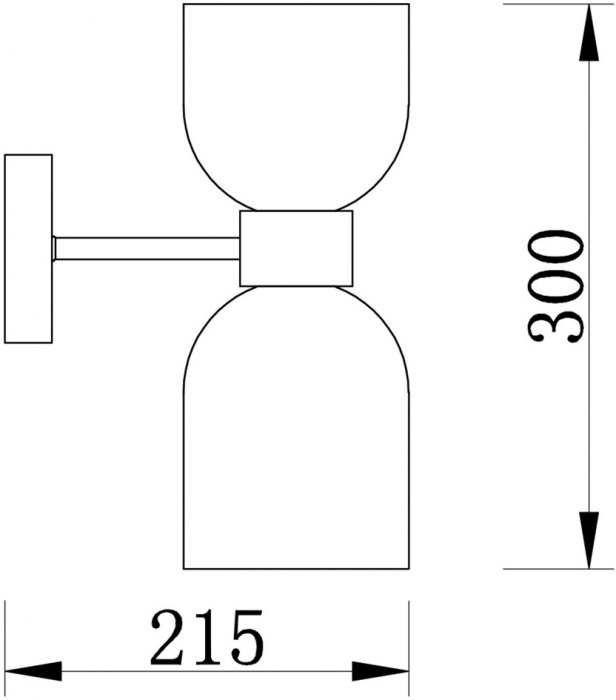 Бра Savia FR5203WL-02BS