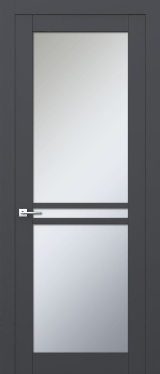 V 12, Vista, Экошпон, Софт графит, Белое матовое