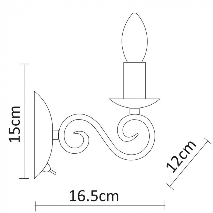 Бра Isabel A1129AP-1AB