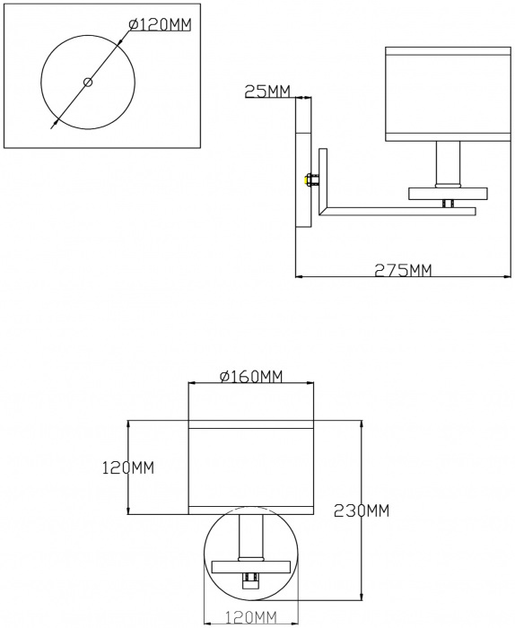 Бра Trio V2640-1W